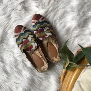 Backless Faux Fur Lined Mules